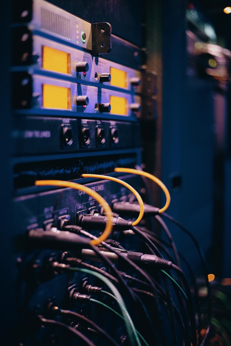 Audiovisual and multimedia technology equipment rack